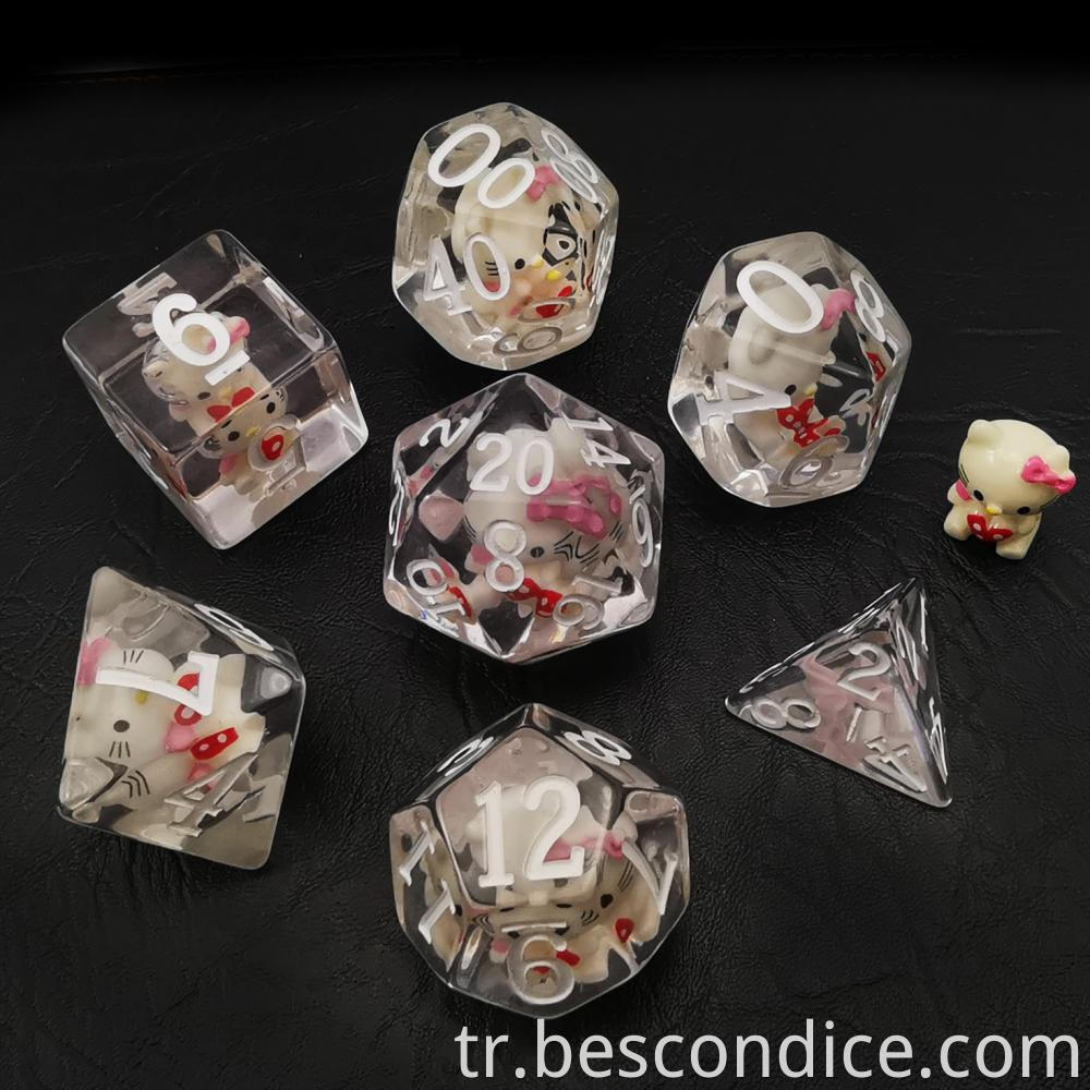 Hellokitty Animal Games Rpg Dice Set 1